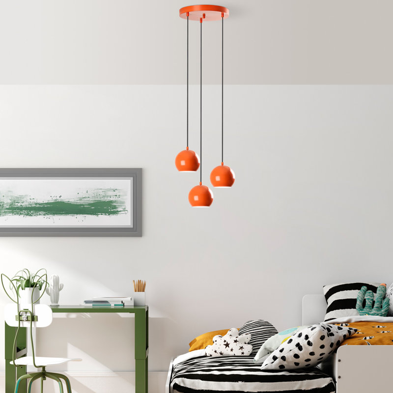 Chandelier, Orange, Orange