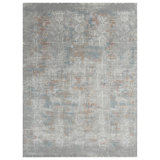 A Abstract Area Rug in Grey