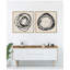 «Flowing Circle Abstracts», ensemble de 2 toiles encadrées par The Creative Bunch Studio-1593427896