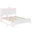 Lit plateforme Modern