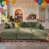 Olive Green Plush Corduroy Fabric