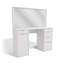 Meuble-lavabo Leyla avec miroir, 5 tiroirs et 1 porte, beaucoup de rangement.