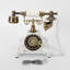 Téléphone à cadran rotatif antique de style européen classique