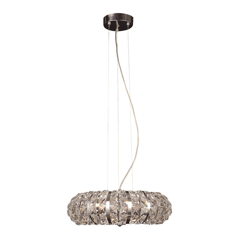 Lustre cylindrique unique et remarquable à 8 lumières Kaitlynn