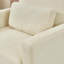 Chaise d'appoint moderne, fauteuil rembourré en chenille-102105232