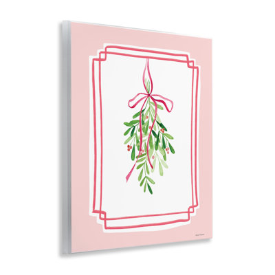 Plaque murale gui sur rose pastel, design par Rachel Nieman