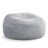 71" Giant Foam Bean Bag Chair, Oversized Round Chaise Lounge with Side Pocket for Kids, Teens, Adults, Gray-608931324