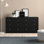 Commode double 6 tiroirs l 56,34 po Clanton