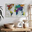 Carte du monde en mosaïque de pierre Aliaz-108131138