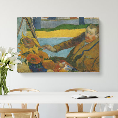 Sunflowers by Vincent Van Gogh - Wrapped Canvas Painting