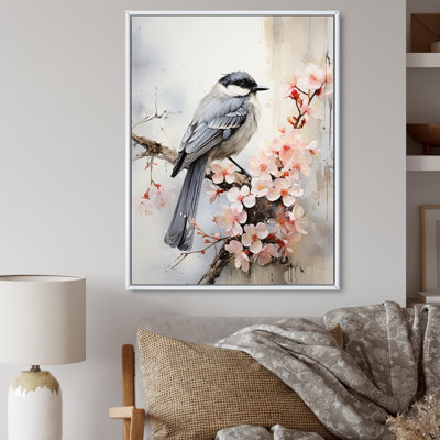 «Hovance Asian Art Bird Sumi I», reproduction sur toile