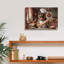  «German Shepherd In The Kitchen» par Rich Monet, art mural sur toile, 18 po x 12 po-1467080795