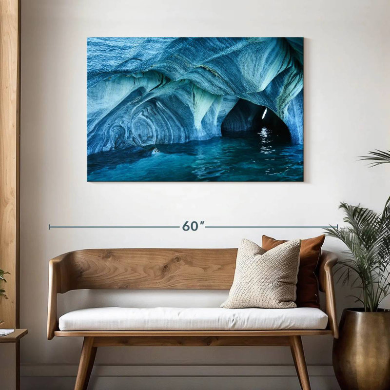 Alvord Patagonia Marble Cave, H 30 po x l 45 po