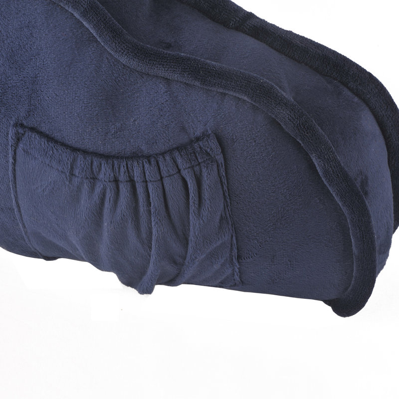 Supersoft Bedrest Pillow Cover & Insert, Navy