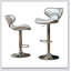 Ensemble de 2 tabourets pivotants réglables Masaccio avec base chromée Airlift-824907426