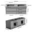 Meuble-lavabo double 59 po avec comptoir à surface solide 59 po-993722400