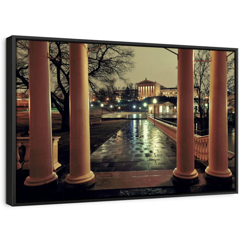 Places "Philadelphia Art Museum Wall Art", H 17 po x l 25 po
