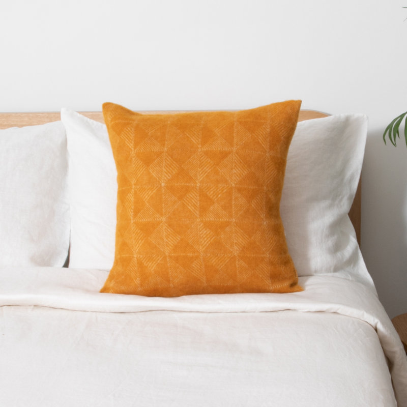 Square Throw Cushion Pad, Yellow