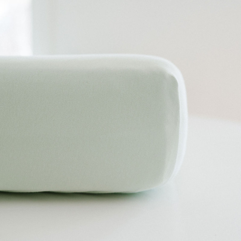 Waterproof Cotton Crib Sheet, Mint