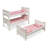 1-2-3 Convertible Doll Bunk Bed with Bedding