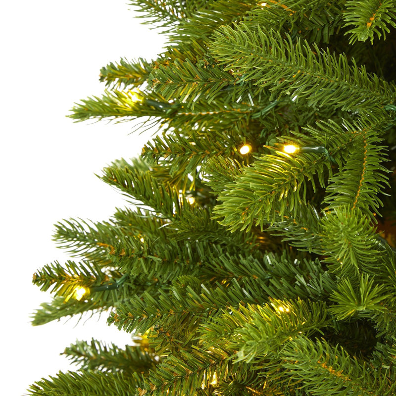 Lighted Artificial Christmas Tree, 6' H