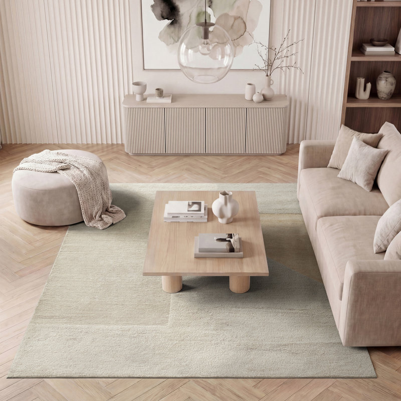 Arlo Handmade Wool Geometric Area Rug, 8'6" x 11'6"