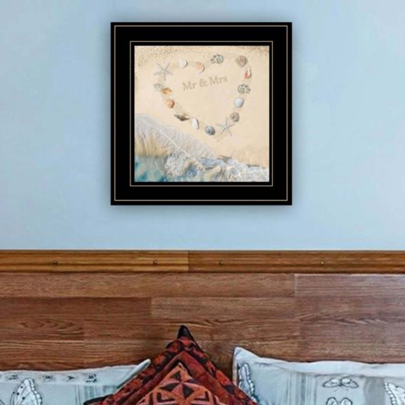 "Le mariage est une plage" par Trendy Decor 4U, prêt à accrocher, reproduction encadrée