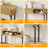 47" Narrow Console Table with Storage, Entryway Table with Drawers and Bottom Shelf, Long Sofa Table for Living Room-870719707