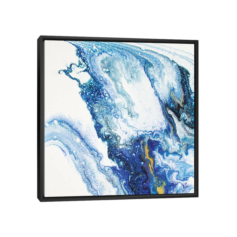 Peace - Print on Canvas, 45.72 cm H x 45.72 cm W, Black Framed