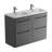 Eve Double Bathroom Vanity with Integrated Polyglomerate Basin-36814099