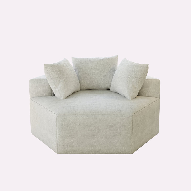 Canapé simple 54 po, Beige