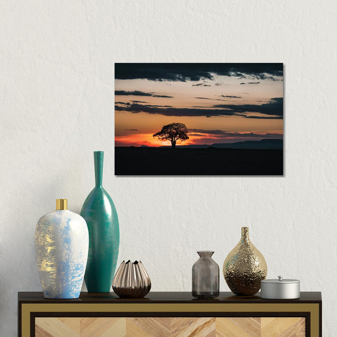 Mara Landscape At Sunset by Jane Rix - Gallery-Wrapped Canvas Giclée on Canvas