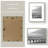 Gallery Frames, With Mat & Plexiglass, Wall/Tabletop Display-604267554-604267555