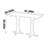 A teak study desk with cross-shaped legs design-410423630