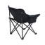 2 chaises de camping d'extérieur pliables / portatives, sac de transport, noir-686458746