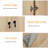 Wood Sideboard Cabinet With 8 Drawers And 4 Doors,122" Buffet Cabinet With Storage,Coffee Bar For Dinning Room, Kitchen And Living Room-114370929