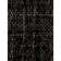 Tapis noir / blanc Wabi Sabi