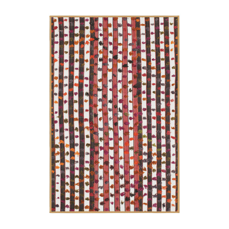 Tapis brun contemporain, Rectangle 6 pi x 9 pi