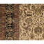 Tapis beige et noir noué à la main de haute qualité
