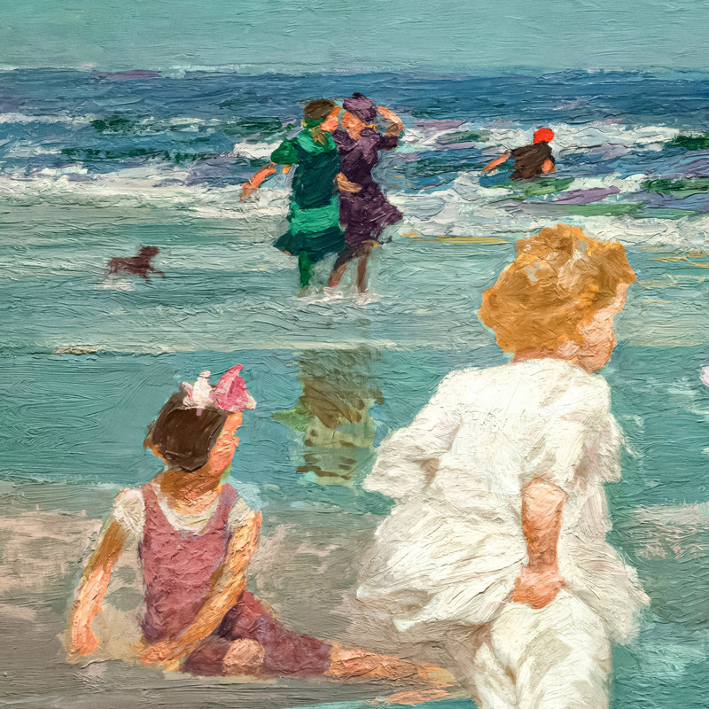 A Holiday, 1915, reproduction encadrée sur toile, H 17,25 po x l 20,25 po
