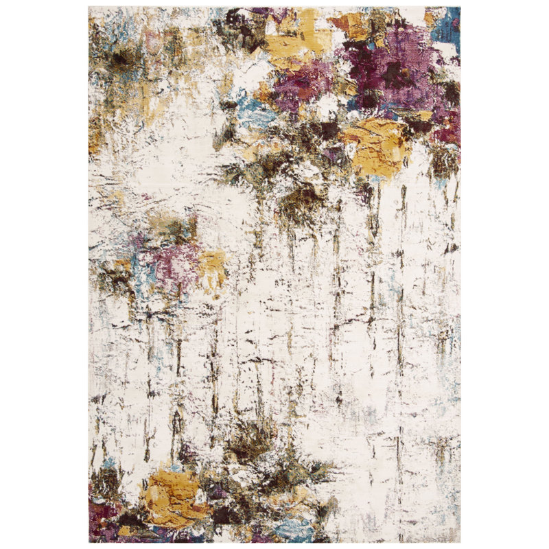 Tapis abstrait Mancheer Performance, Rectangle 3 pi x 5 pi