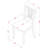 3 Piece Modern Dining Table Set Contains a Round Kitchen Table with Pedestal and 2 Dining Chairs, Oak-1906691710-1906691698-1906691696