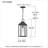 Dewayne 1 - Light Lantern Pendant