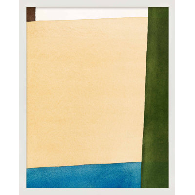 «Offrez un espace beige» par Julia Balfour - reproduction imprimée