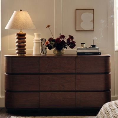 Commode en bois massif Ipina