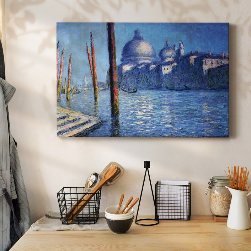 Le Grand Canal à Venise, 1908, toile tendue 05 Gallery, H 8 po x l 12 po