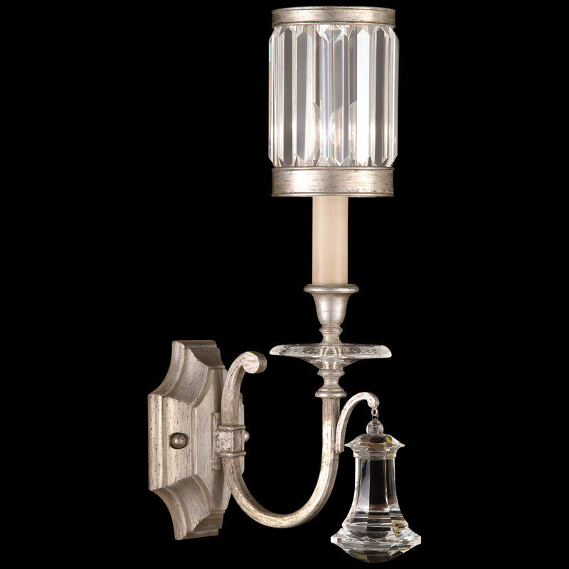 Eaton Place 1 - Light Armed Sconce, Warm Muted Silver