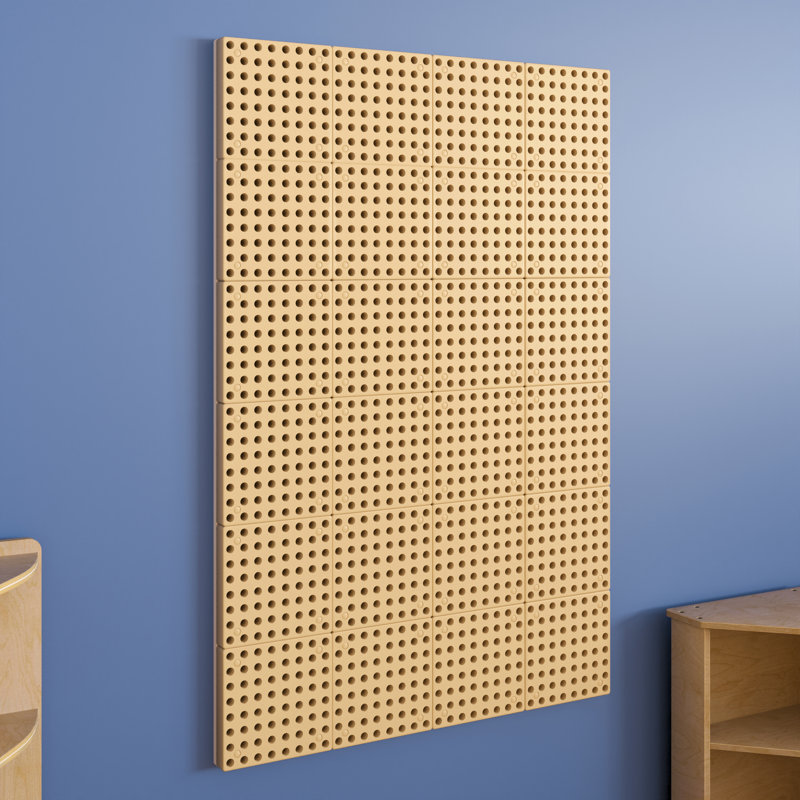 Bright Beginnings Commercial Grade Peg Panel for Modular STEAM Wall Systems