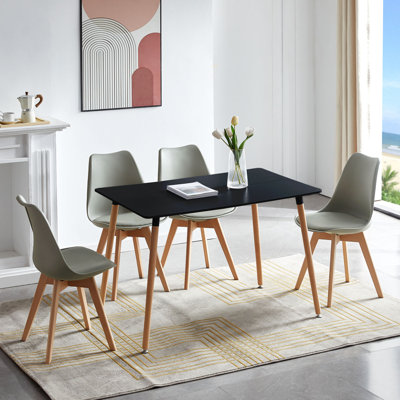 Nero 4 - Person Dining Set