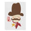 « cowboy siffler », art sur toile-33542632